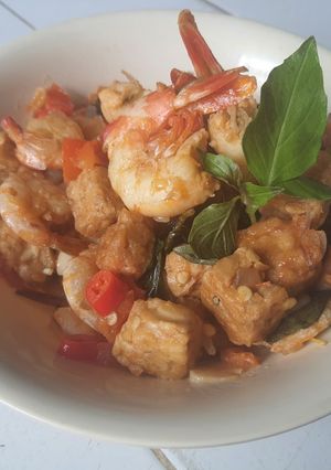 Foto resep Udang sambal iris