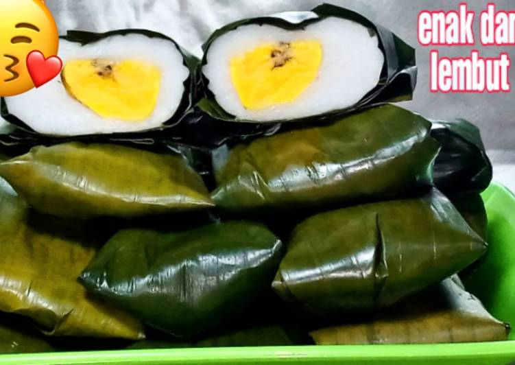 Cara Membuat Kue nagasari lembut isi pisang Enak dan Antiribet