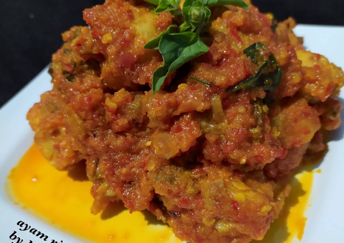 Ayam rica rica kemangi