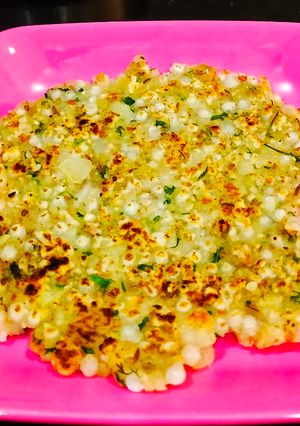 A picture of Sabudana (Sago Pearls) Paratha.