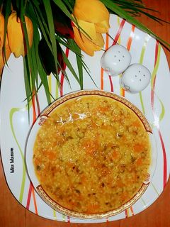عکسی از دستور سوپ بلغور