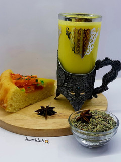 عکسی از دستور معجون زردچوبه و رازیانه🍵