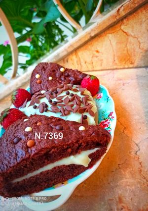 عکسی از دستور کیک کرم دار 🍰