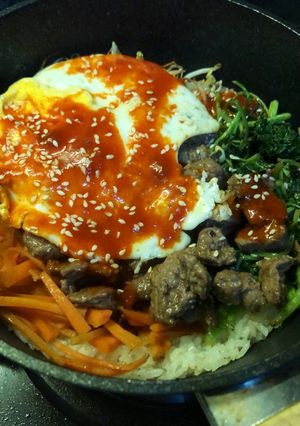 Foto resep Bibimbap Korean food