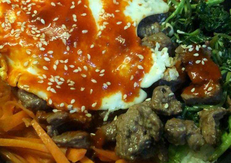 Cara Gampang Menyiapkan Bibimbap Korean food, Lezat