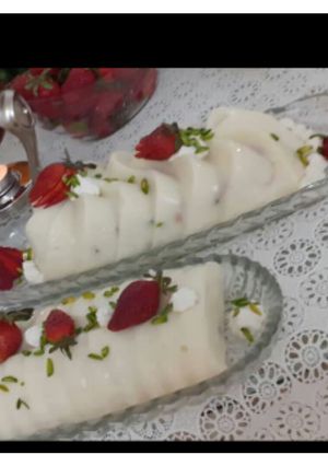 عکسی از دستور کرم موز _دسر مجلسی