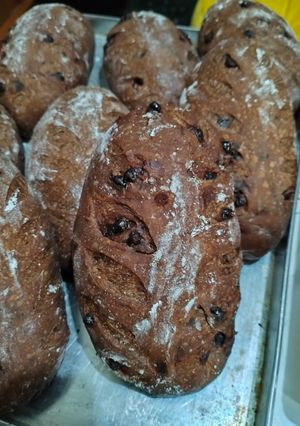Foto resep Triple Dark Brownies Sourdough Bread