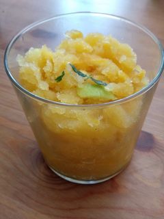 Una foto de Sorbete de Naranja y Lima