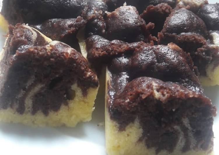 Bolu Keju dan Coklat Takaran Sendok