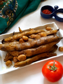 عکسی از دستور باقالی پخته