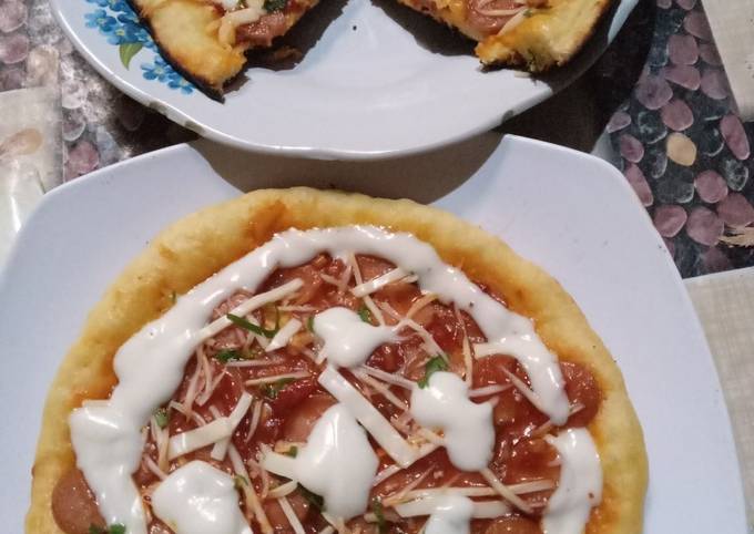 Resep (8) Pizza rumahan ala ninu Resep (8) Pizza rumahan ala ninu