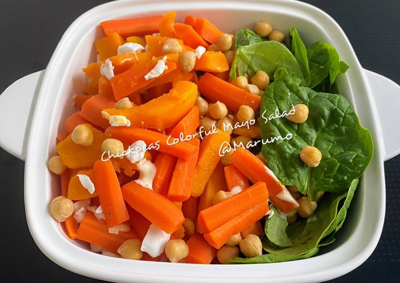Chickpeas Colorful Mayo Salad
