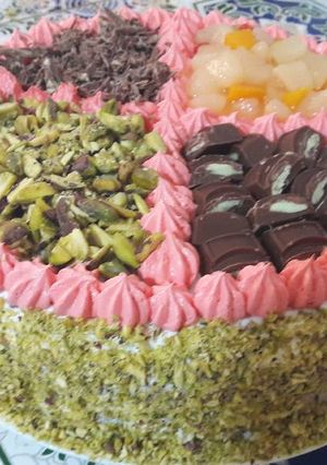 صورة لوصفة كيك إسفنجي لعيد الميلاد