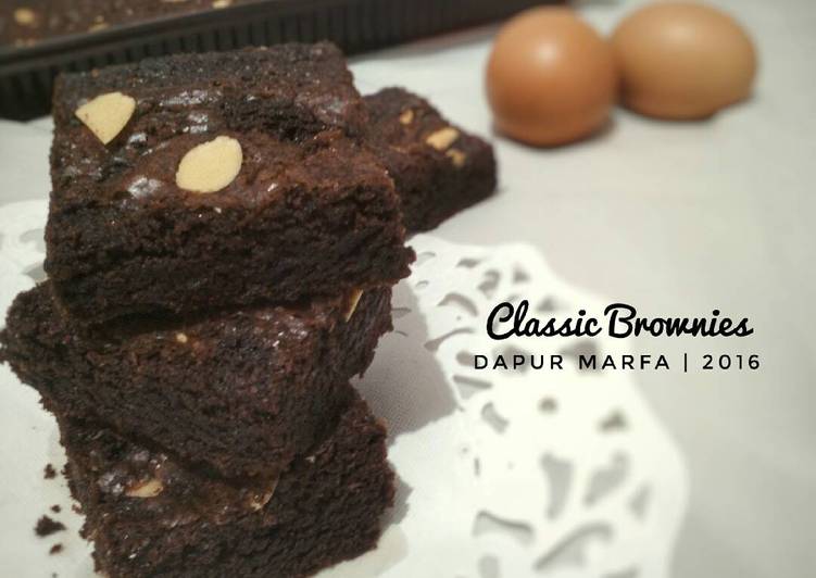  Resep  Classic Brownies  ala  JTT  oleh Raafi Wulandari Dapur 