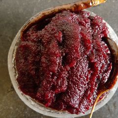 A picture of Beet (beetroot)chutney.