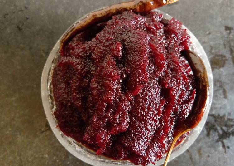 Beet (beetroot)chutney