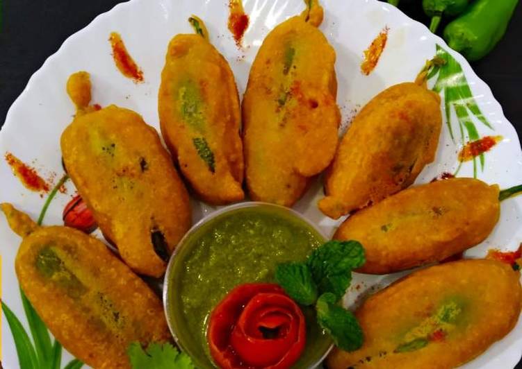 Recipe: Delicious Potato Stuffed Small Capsicum (Shimla Mirch) This is Secret Recipe  From My Kitchen !!