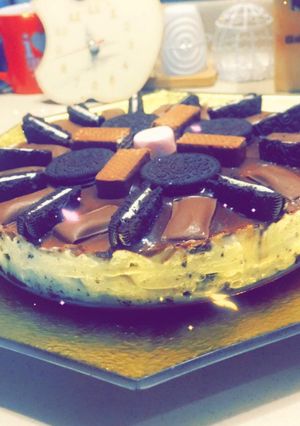 صورة لوصفة تشيز كيك اوريو 🥰فنو🥰سهل