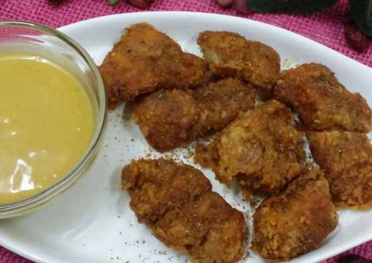 Easiest Way to Make Any-night-of-the-week Lahori Fried Fish with Honey Mustard Dip