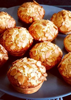 Une photo de Muffin praline amandes effilées 💕