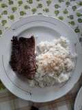 Churrasco de cuadrada frito