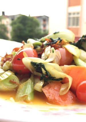 A picture of Mix Vegetables In XO Scallop Sauce.