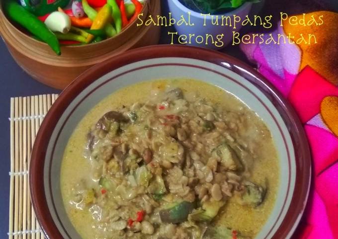 Resep Sambal Tumpang Pedas Terong Bersantan Oleh Dewi Saraswati Cookpad