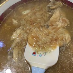 A picture of Egyptian Orzo Soup.