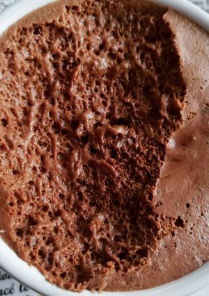 Une photo de Mousse au chocolat vegan sans œufs