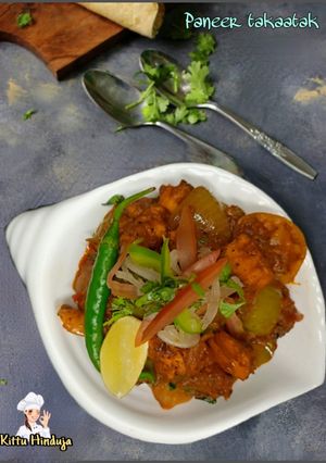 पनीर टकाटक रेसिपी मुख्य फोटो
