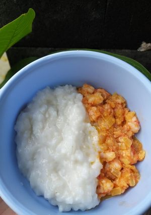 Foto resep Mpasi Udang saus tomat nasi gurih