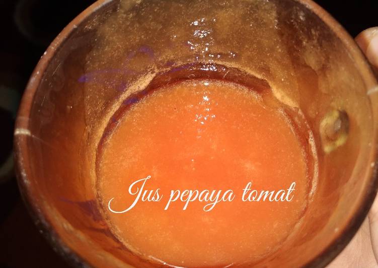 Resep Jus pepaya tomat yang Menggugah Selera