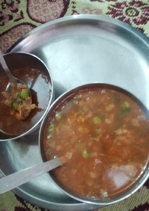 A picture of Veg soup.