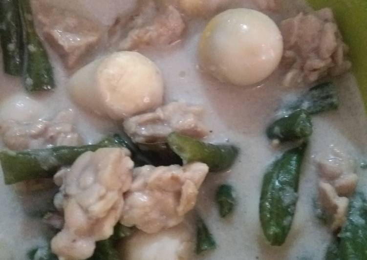 Sayur Lodeh kacang panjang