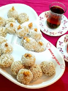عکسی از دستور حلوا توپکی