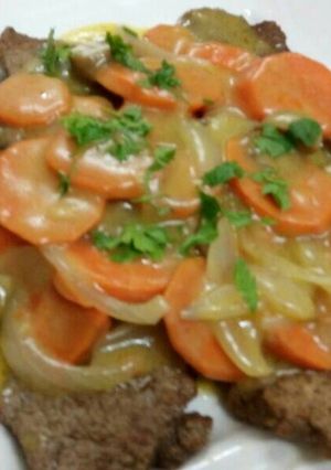صورة لوصفة ستيك بصوص الفطر