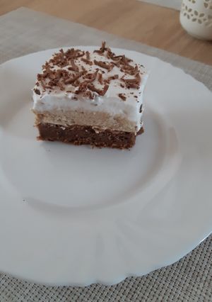 Gesztenyés krémeskocka🌰 recept fotója