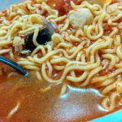 A picture of Mie Godhog Pedas simpel.