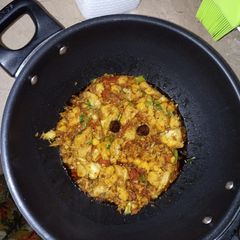 A picture of Masala cabbage.