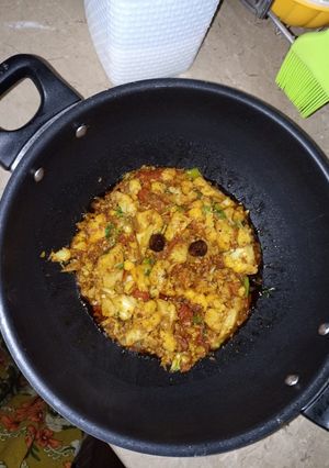 A picture of Masala cabbage.