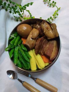 蒜香醜豆玉米筍 的食譜成品照片