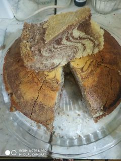 عکسی از دستور کیک قابلمه ای