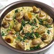 Champiñones con espinacas