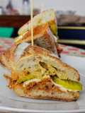 Pulled palmito sándwich