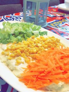 صورة لوصفة سلطة البطاطس التركيه 🥗🥔