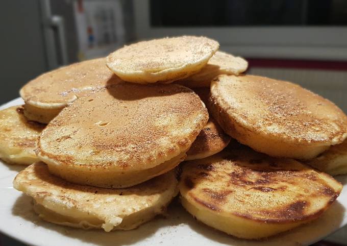Comment faire Préparer Appétissante 34• 🥞 Pancakes aux pommes express
façon Apfelkiechle 🍎