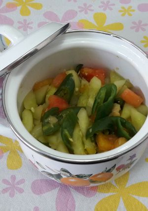 Foto resep Cah Timun Cabe Ijo - Menu Cabe Ijo 02
