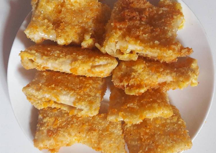 Keju melted didalam Pangsit