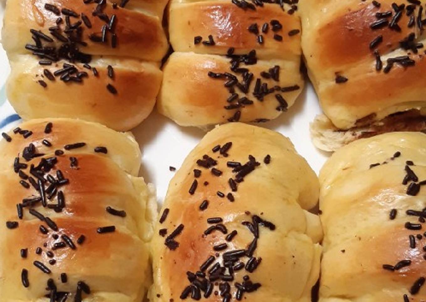 Roti pisang coklat keju