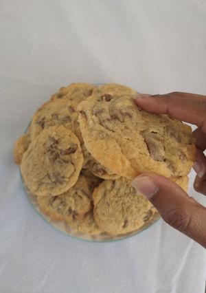 Une photo de Cookies aux pépites de chocolat
